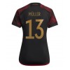 Tyskland Thomas Muller #13 Bortedrakt Kvinner VM 2022 Kortermet